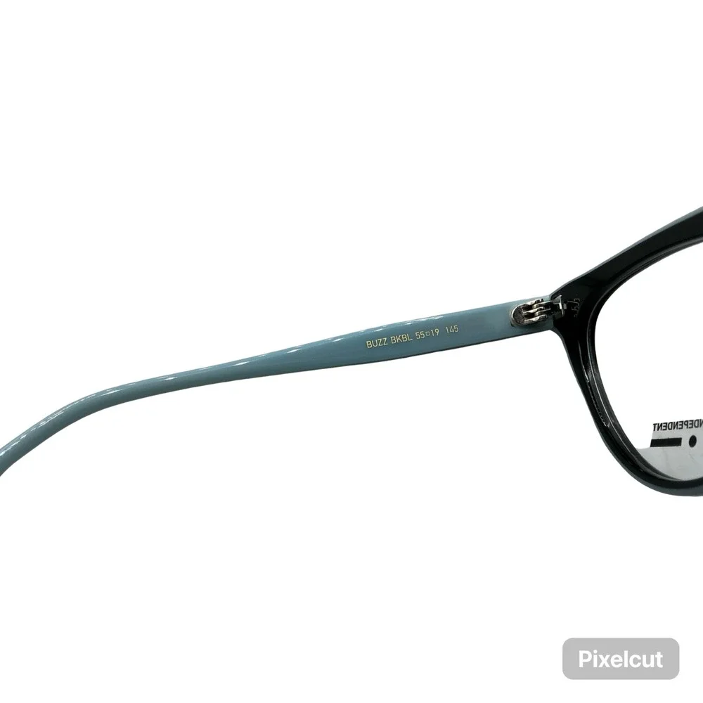 Italia‎ Independent BUZZ BKBL Black Blue Eyeglasses Frames 55-19 145 Italy NEW